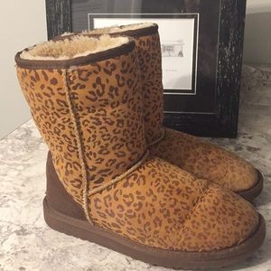 Leopard UGG boots